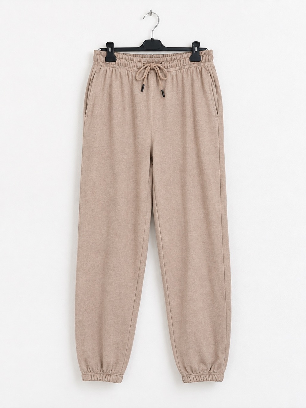 Drawstring Jogger Pants - Beige